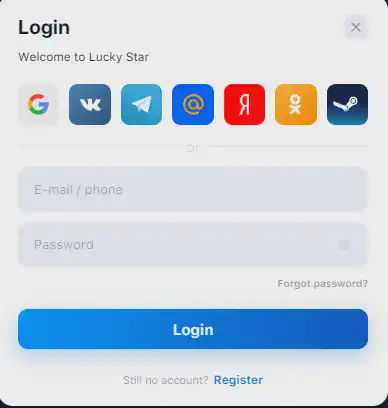 Lucky Star casino login