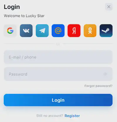 Lucky Star casino login